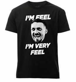 Мужская премиум футболка I`m very feel