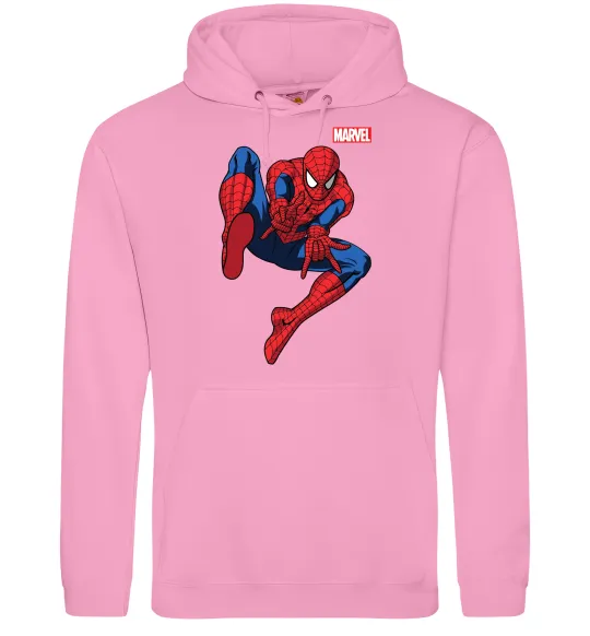 Женская толстовка (худи) Людина павук Marvel Розовый фото
