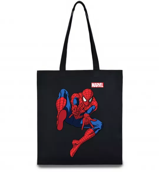 Эко-сумка Людина павук Marvel Черный фото