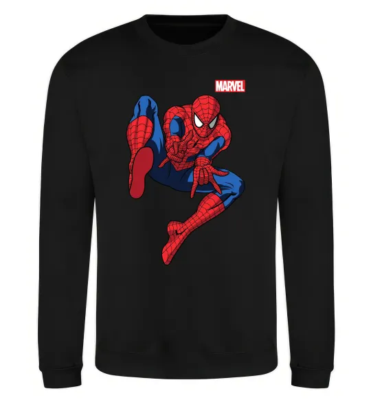 Свитшот Людина павук Marvel Черный фото