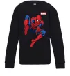 Детский Свитшот Людина павук Marvel Черный фото