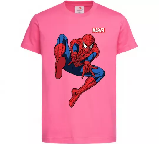 Детская футболка Людина павук Marvel Ярко-розовый фото