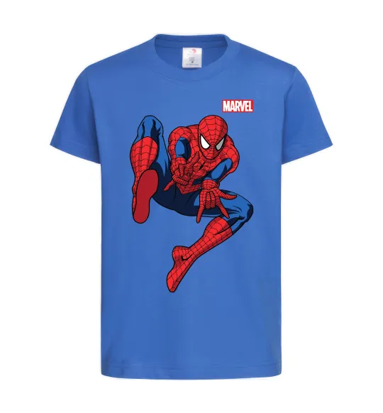 Дитяча футболка Людина павук Marvel Яскраво-синій фото