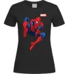 Женская футболка Людина павук Marvel Черный фото
