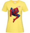 Женская футболка Людина павук Marvel Лимонный фото