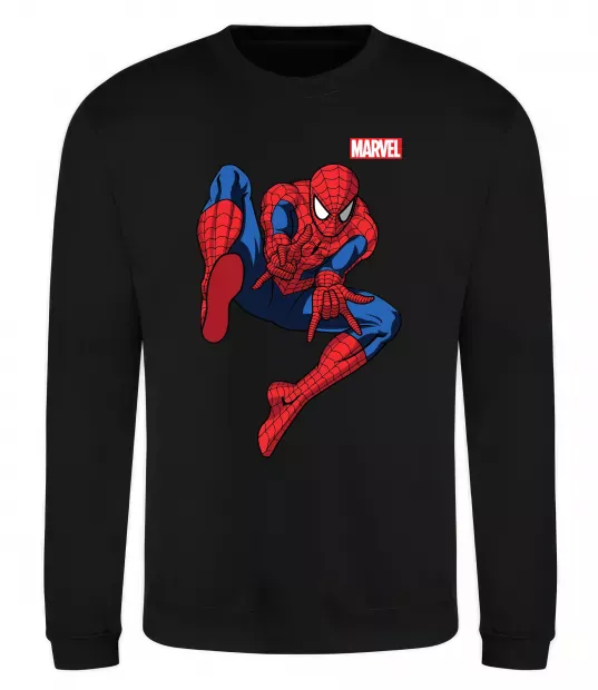 Свитшот Людина павук Marvel Черный фото