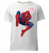Мужская премиум футболка Людина павук Marvel Белый фото