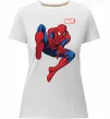 Женская премиум футболка Людина павук Marvel Белый фото
