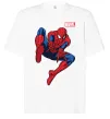 Футболка Оверсайз Людина павук Marvel Белый фото