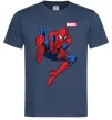 Чоловіча футболка Людина павук Marvel Темно-синій фото