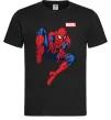 Чоловіча футболка Людина павук Marvel Чорний фото