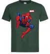 Чоловіча футболка Людина павук Marvel Темно-зелений фото