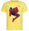Чоловіча футболка Людина павук Marvel Лимонний фото