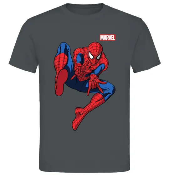 Чоловіча футболка Людина павук Marvel Графіт фото