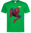 Чоловіча футболка Людина павук Marvel Зелений фото