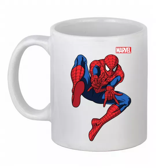 Чашка керамічна Людина павук Marvel Білий фото