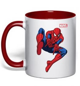 Чашка с цветной ручкой Людина павук Marvel