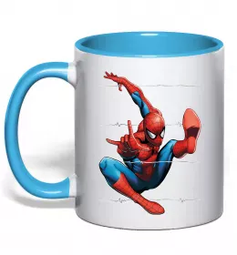 Чашка с цветной ручкой