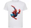 Дитяча футболка Людина павук Білий фото