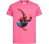 Дитяча футболка Людина павук Яскраво-рожевий фото