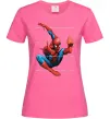Женская футболка Людина павук Ярко-розовый фото