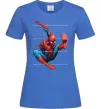 Женская футболка Людина павук Ярко-синий фото