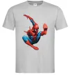 Мужская футболка Людина павук Серый фото