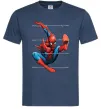 Мужская футболка Людина павук Темно-синий фото