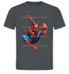 Мужская футболка Людина павук Графит фото