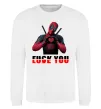 Світшот Deadpool f*ck you love you Білий фото