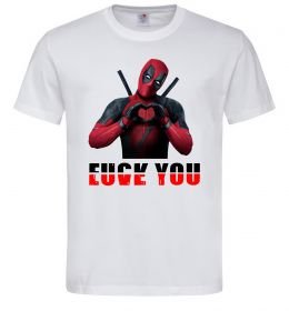 Мужская футболка Deadpool f*ck you love you Мужская футболка Deadpool f*ck you love you
