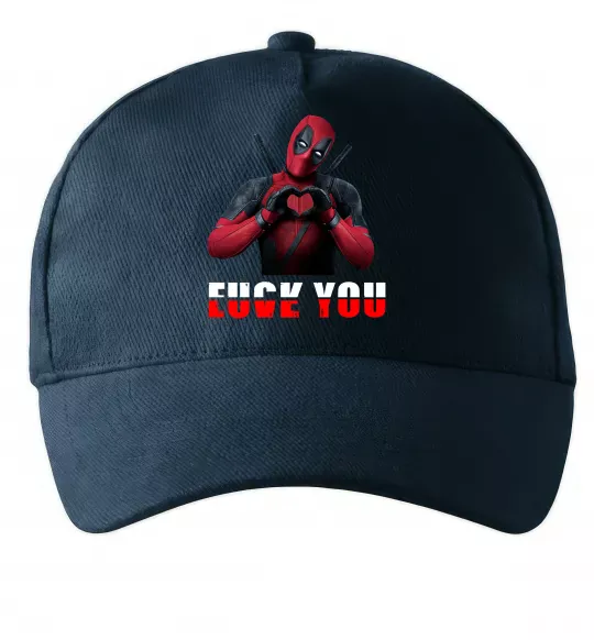 Кепка Deadpool f*ck you love you Темно-синій фото