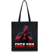 Эко-сумка Deadpool f*ck you love you Черный фото