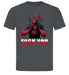 Мужская футболка Deadpool f*ck you love you Графит Мужская футболка Deadpool f*ck you love you Графит фото