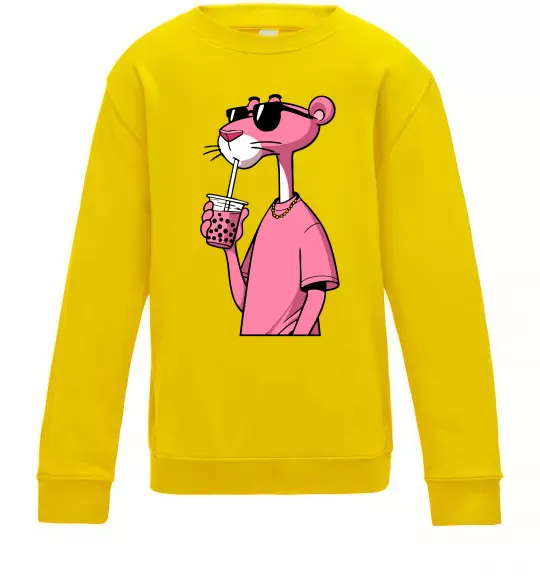 Дитячий світшот Pink Pantera Сонячно жовтий фото