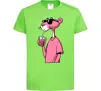 Детская футболка Pink Pantera Лаймовый фото