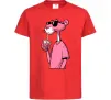 Детская футболка Pink Pantera Красный фото