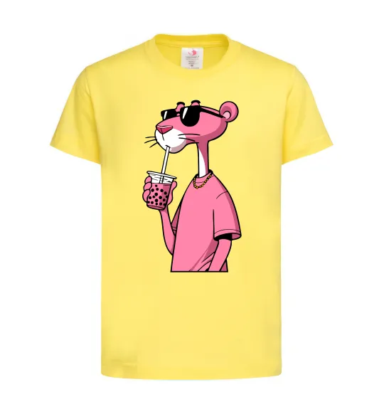 Детская футболка Pink Pantera Лимонный фото