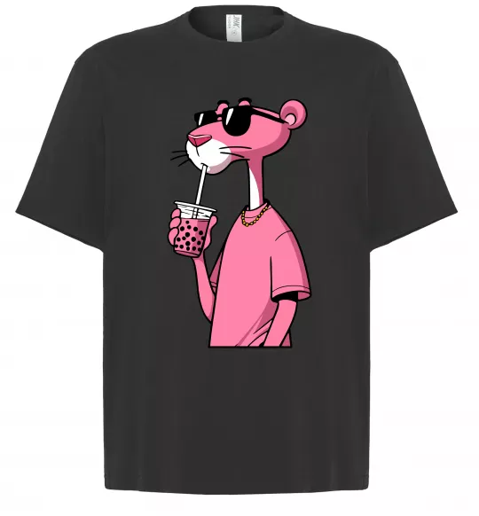 Футболка Оверсайз Pink Pantera Чорний фото
