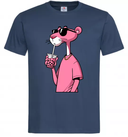 Чоловіча футболка Pink Pantera Темно-синій фото