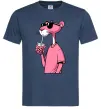 Чоловіча футболка Pink Pantera Темно-синій фото