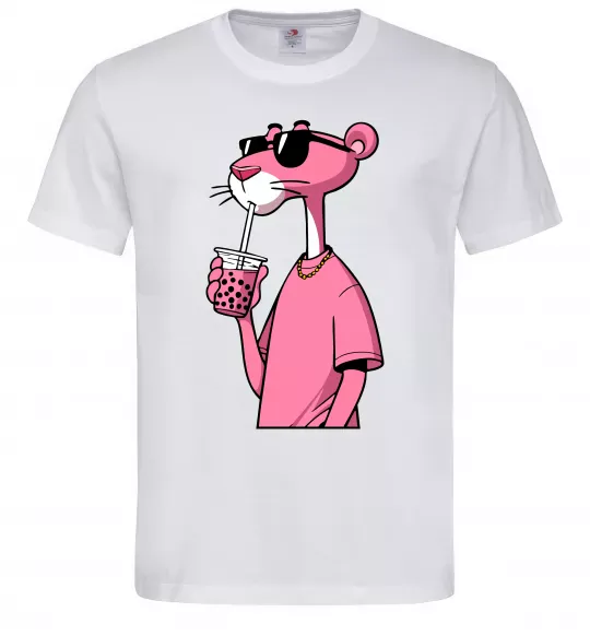 Чоловіча футболка Pink Pantera Білий фото