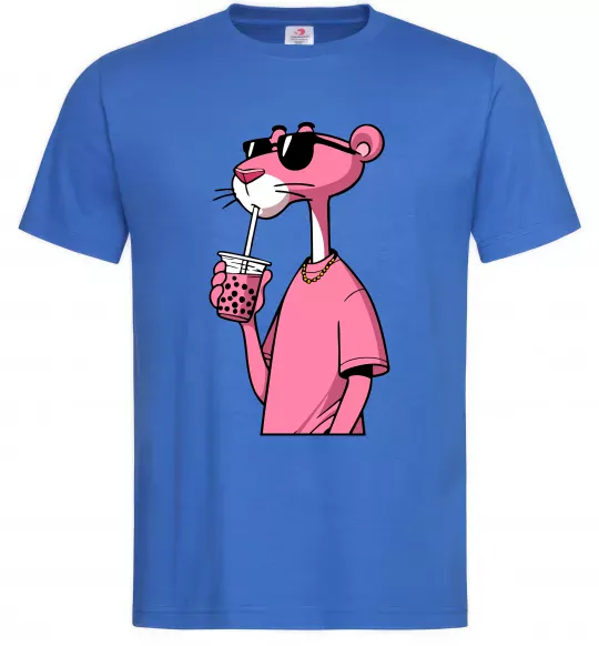 Чоловіча футболка Pink Pantera Яскраво-синій фото