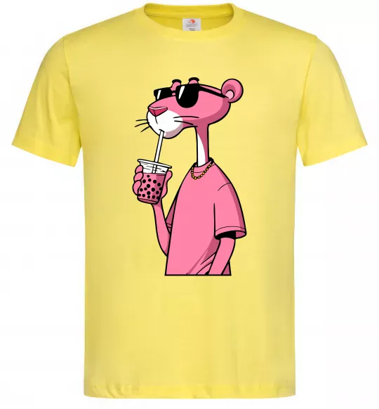 Чоловіча футболка Pink Pantera Лимонний фото