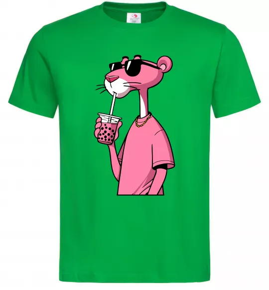 Чоловіча футболка Pink Pantera Зелений фото