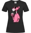 Жіноча футболка Pink Pantera Чорний фото