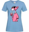 Жіноча футболка Pink Pantera Блакитний фото