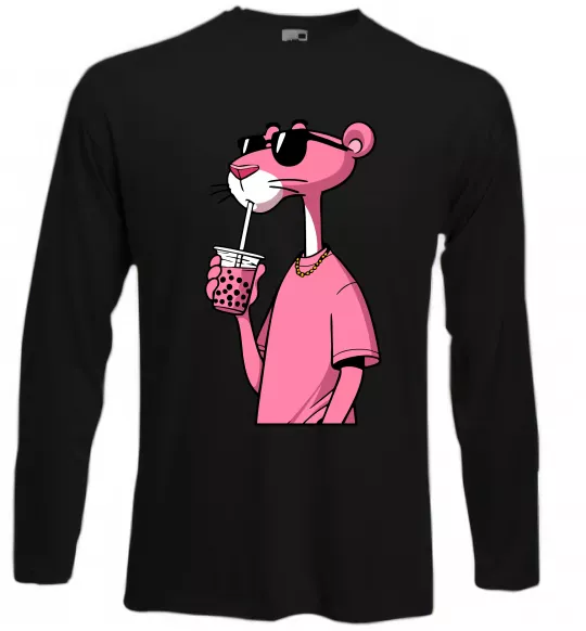 Лонгслів Pink Pantera Чорний фото