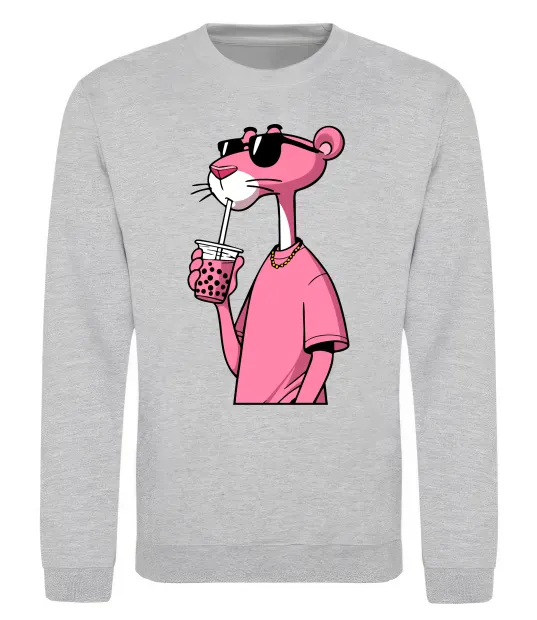 Світшот Pink Pantera Сірий меланж фото