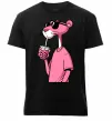Чоловіча преміум футболка Pink Pantera Чорний фото